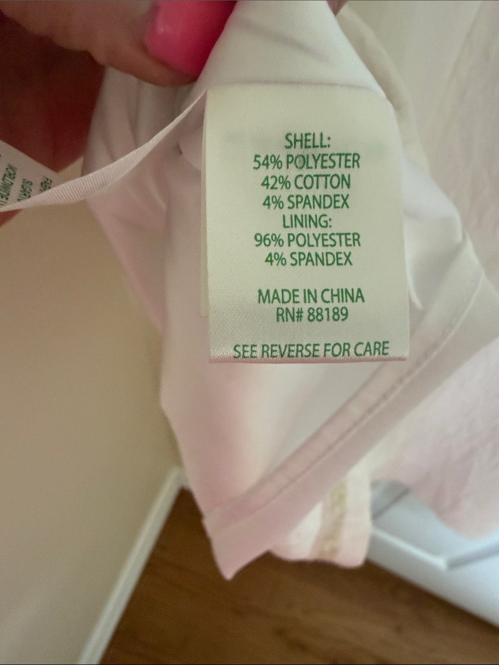 💕EUC Lilly Pulitzer Kailee Floral Jacquard White Dress with Hot Pink Label - Picture 7 of 8